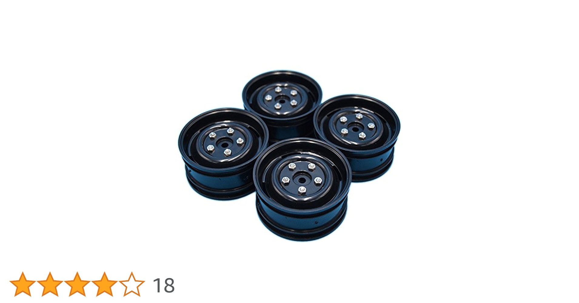 Amazon.co.jp: 1/10 旧車・オフロード車向け 鉄チン風ブラック